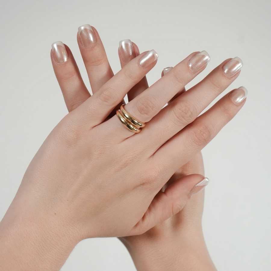 Anillo Dorado Doble – Minimalismo que impacta