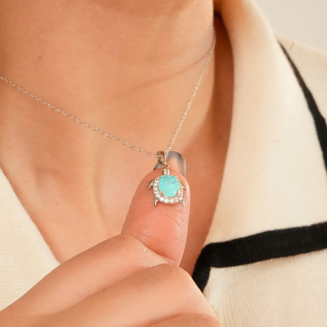 COLLAR AVA AQUA