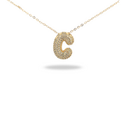 Collar Letra Dorado con Zirconias - Tu inicial, tu brillo
