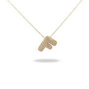 Collar Letra Dorado con Zirconias - Tu inicial, tu brillo