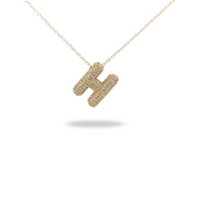 Collar Letra Dorado con Zirconias - Tu inicial, tu brillo