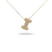 Collar Letra Dorado con Zirconias - Tu inicial, tu brillo