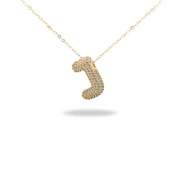 Collar Letra Dorado con Zirconias - Tu inicial, tu brillo