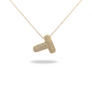 Collar Letra Dorado con Zirconias - Tu inicial, tu brillo