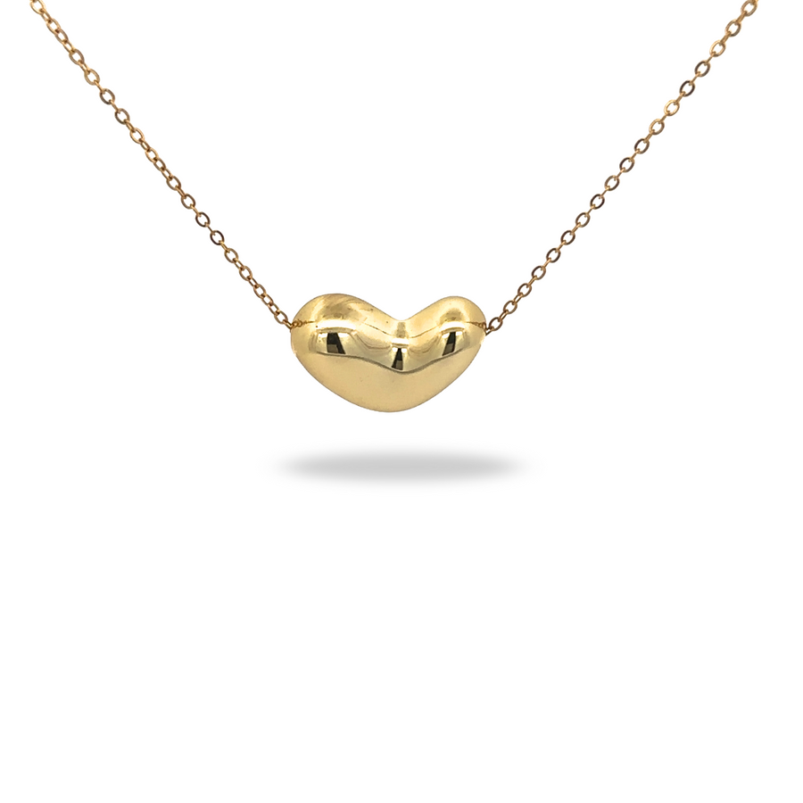 Collar Corazón Soft Dorado – Un latido que acompaña tu estilo