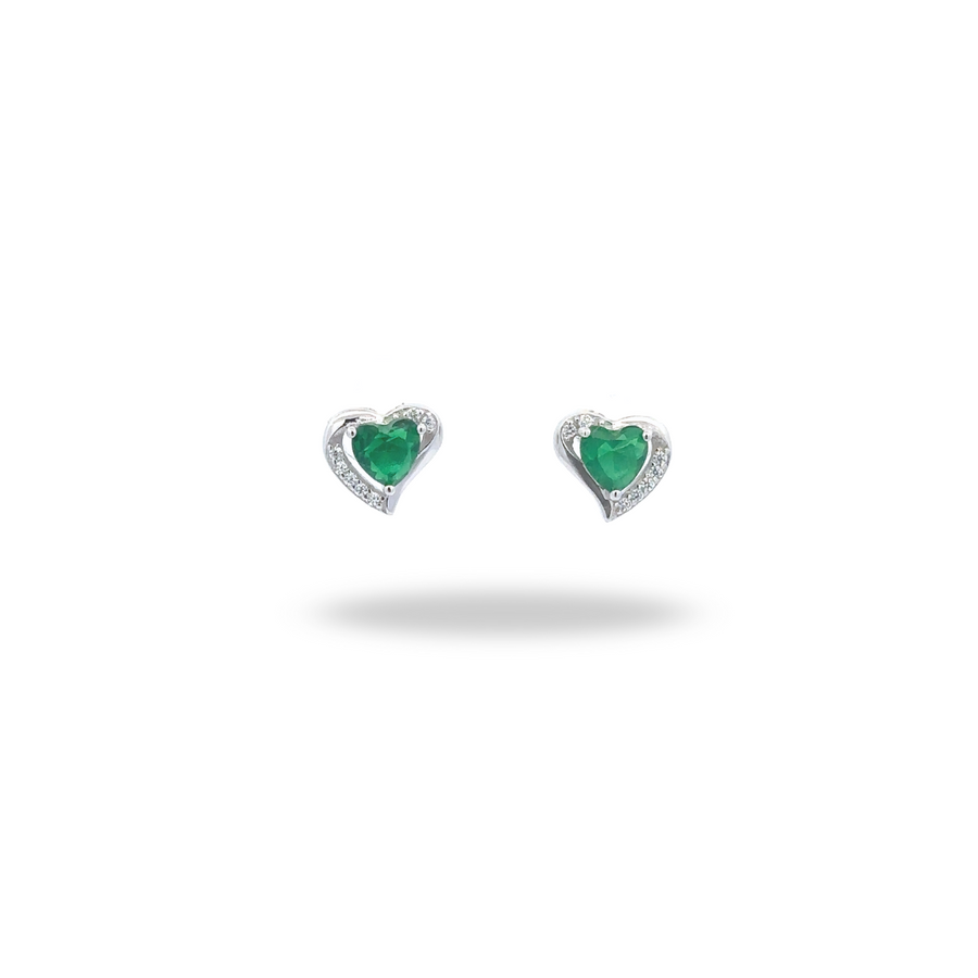 Broquel Corazón Birthstone Mayo – Amor que florece