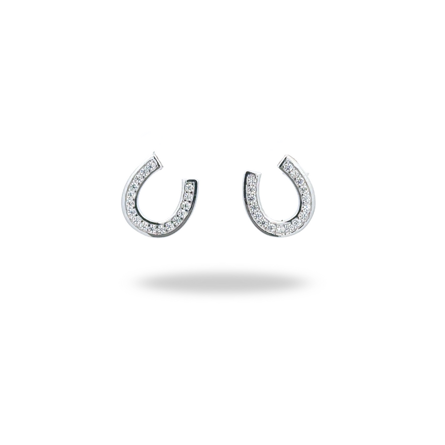 Aretes Herradura Brillante – Suerte que ilumina tu camino