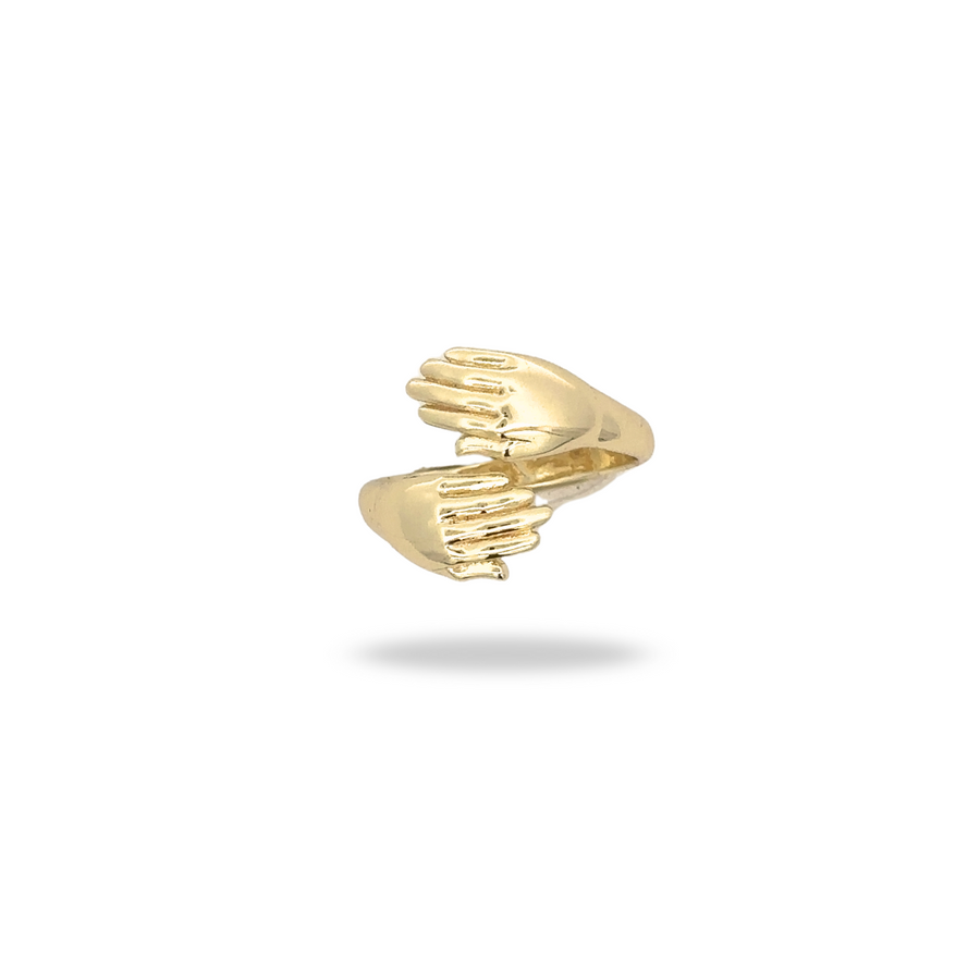 Anillo Abrazos Dorado – Lleva un gesto de amor contigo