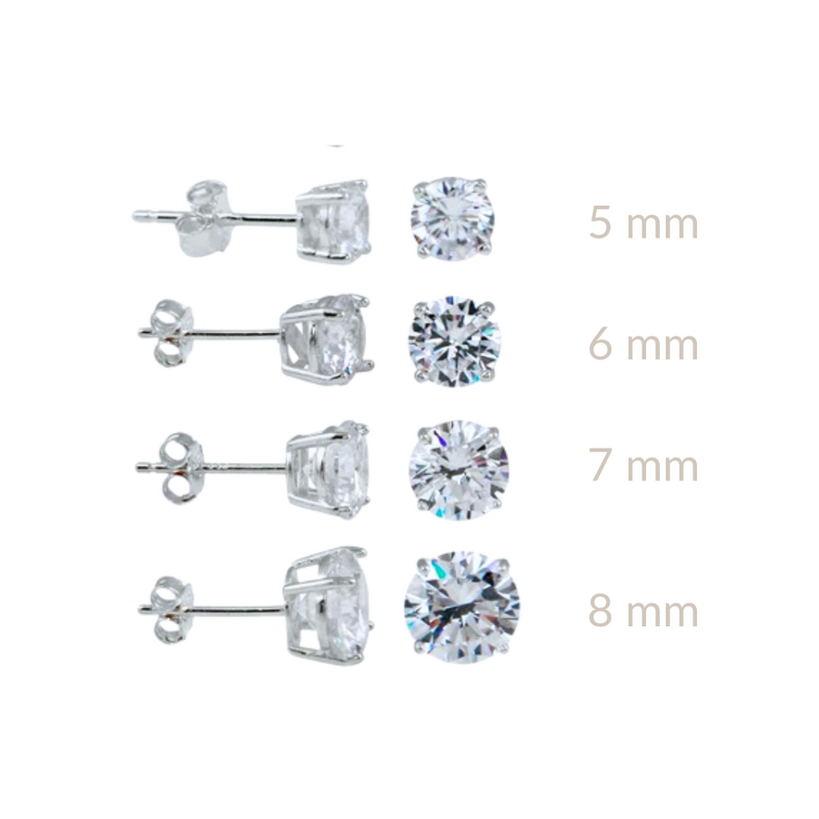 Broquel Minimal Brilliance – Plata 925 con rodio